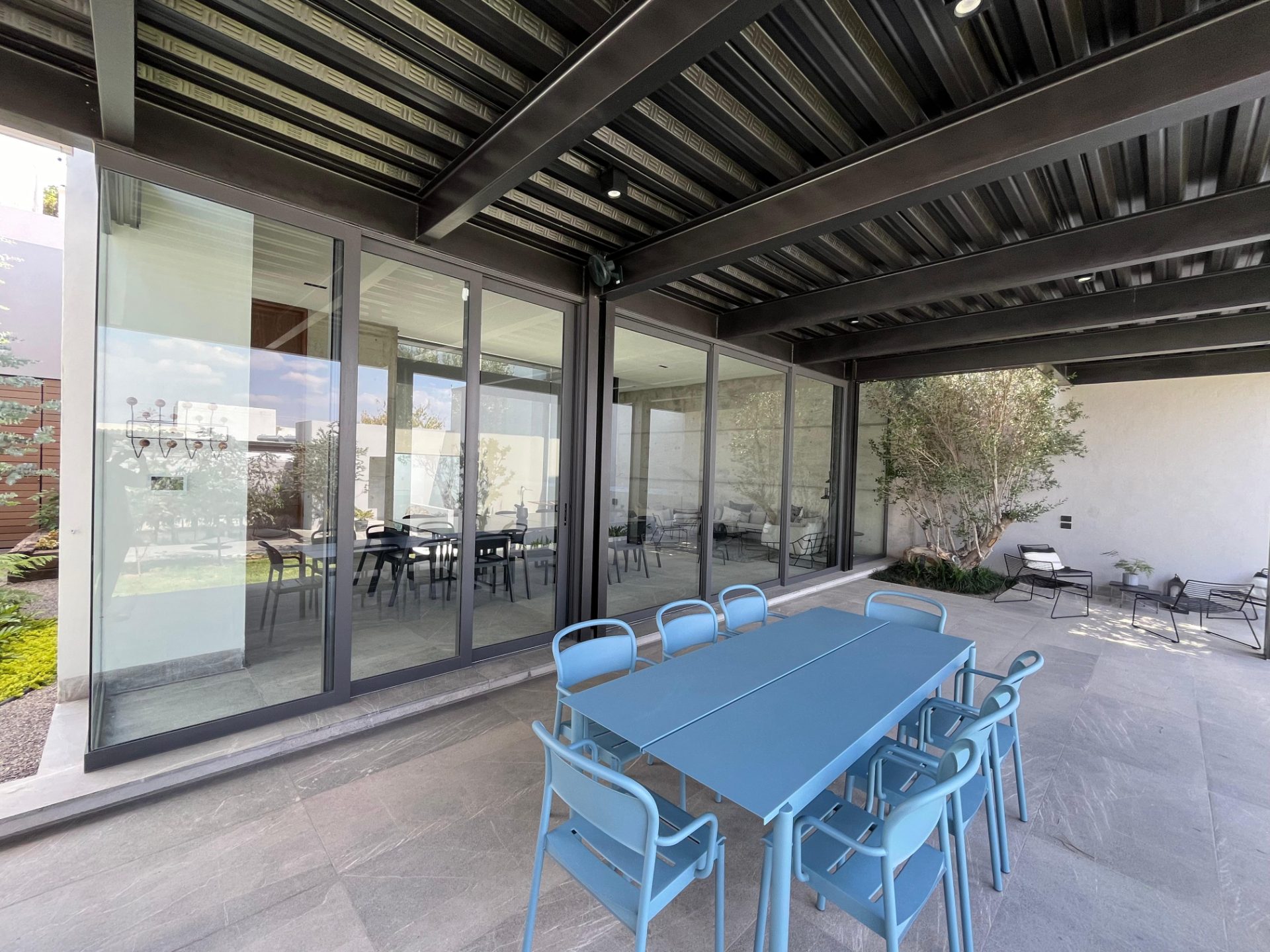 Casas Aluminio — Terraza